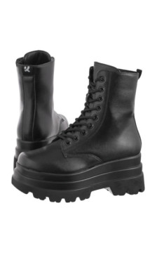 Koi Footwear Deathwatch Trident Platform Boots Black KA0061 (KO6-a) batai