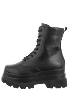 Koi Footwear Deathwatch Trident Platform Boots Black KA0061 (KO6-a) kurpes