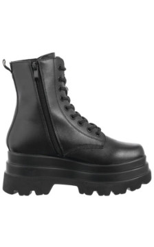 Koi Footwear Deathwatch Trident Platform Boots Black KA0061 (KO6-a) kurpes