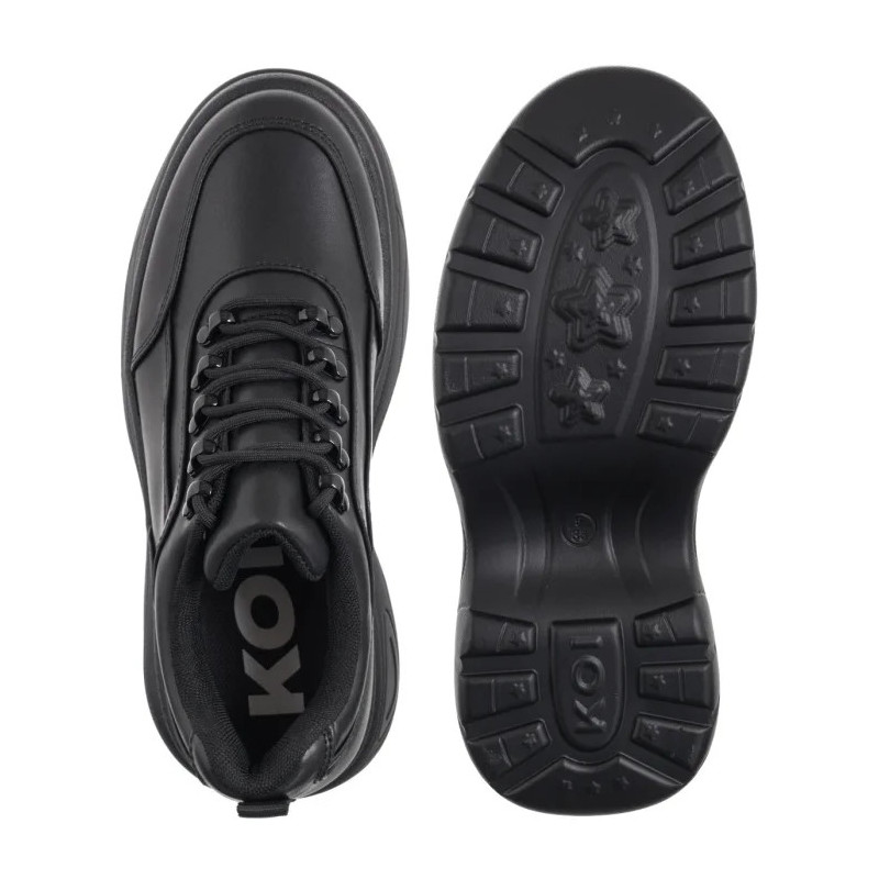Koi Footwear Jennie Striker Chunky Bubble Trainers Black KA00333958 (KO7-a) shoes