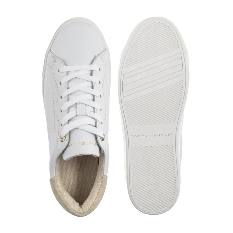 Tommy Hilfiger Chic Platform Cupsole Sneaker White/Soft Cream FW0FW09021 0K4 (TH1425-a) kurpes