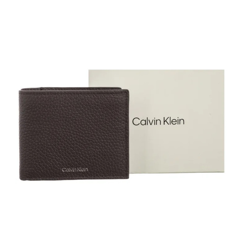Calvin Klein Foil Emboss Ew Bill Fold w Coin LV04D1138G YG1 (CK714-a) rokassoma