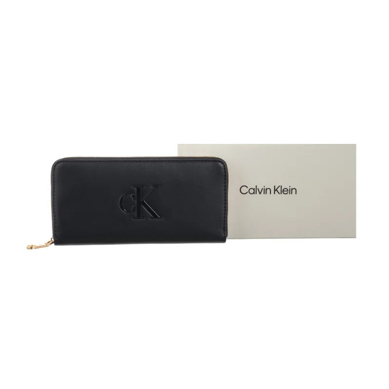 Calvin Klein Bold Ck Long Zip Around LV04F1077G UB1 (CK715-a) rokassoma