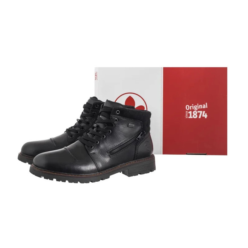 Rieker Czarne 32020-00 (RI346-a) žygio batai