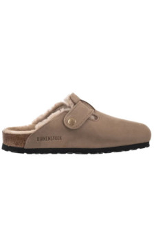 Birkenstock Boston Big Buckle Shearling Tabacco Brown 1030444 (BK343-a) Sieviešu apavi/Flip Flops
