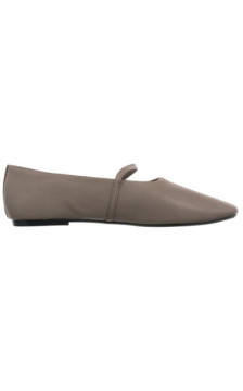 Calvin Klein Oblique Ballerina Mj Lth Hdw Desert Taupe HW0HW02847 PBO (CK718-a) ballerinas