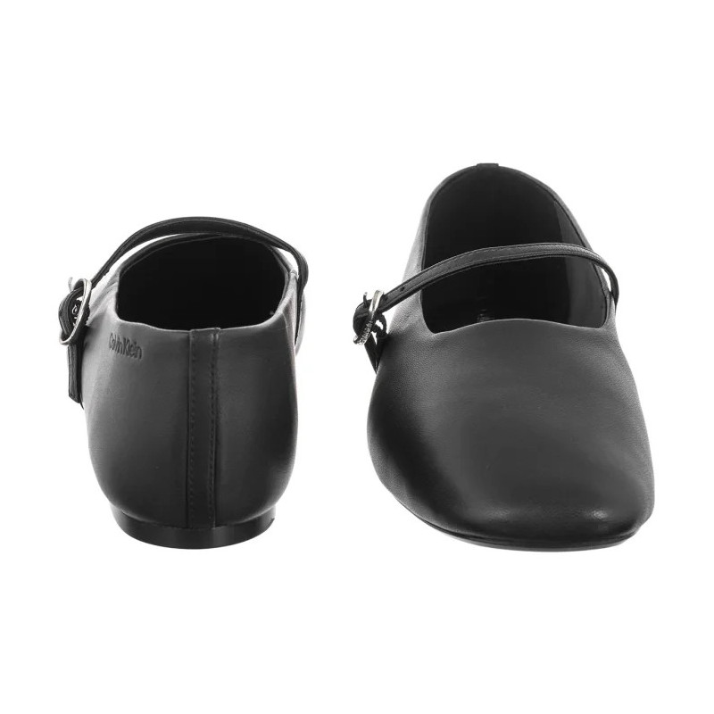 Calvin Klein Oblique Ballerina Mj Lth Hdw Black HW0HW02847 BEH (CK718-b) balerīnas