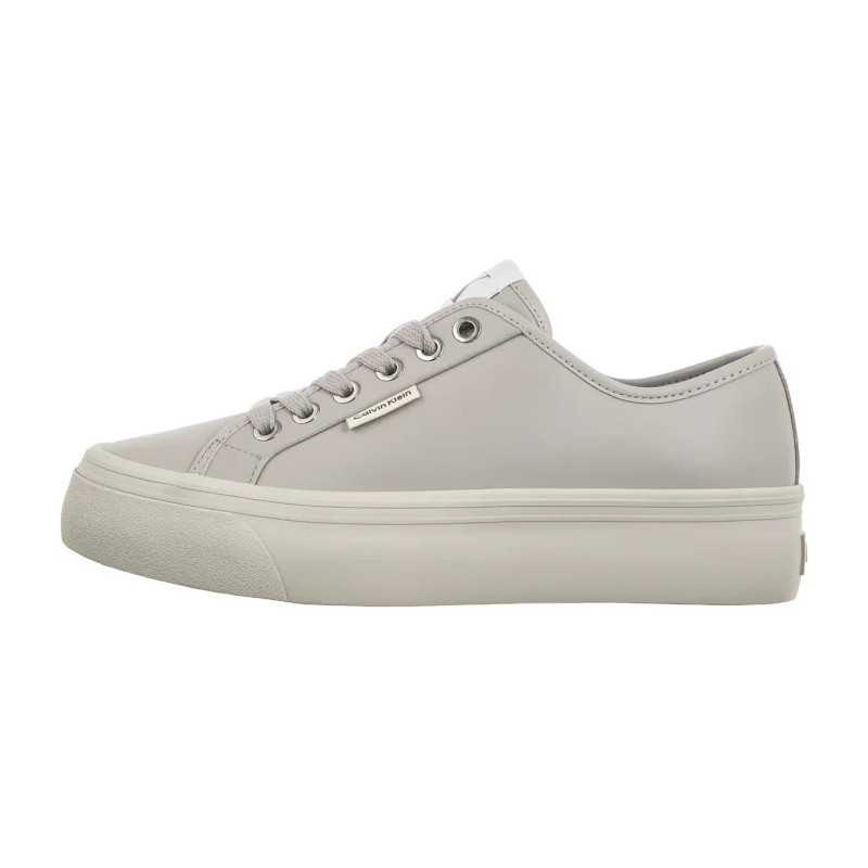 Calvin Klein Vulc Flatf Lace Up Lth Moonstruck/Dk Ecru YW0YW01932 PDJ (CK720-a) sports Shoes