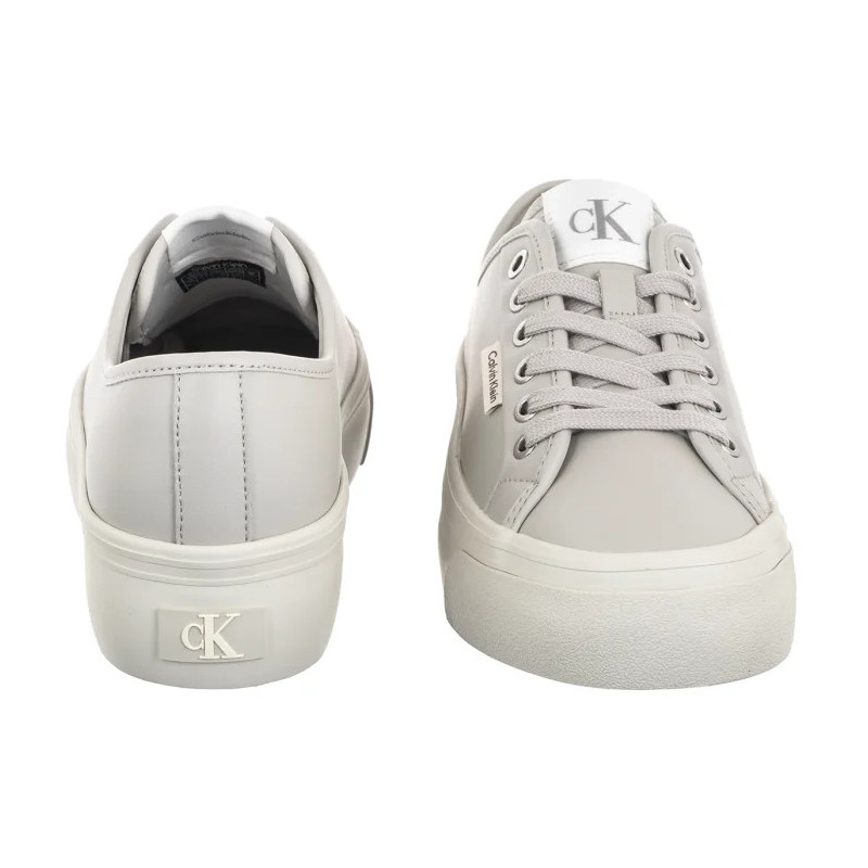 Calvin Klein Vulc Flatf Lace Up Lth Moonstruck/Dk Ecru YW0YW01932 PDJ (CK720-a) sports Shoes