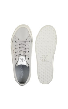 Calvin Klein Vulc Flatf Lace Up Lth Moonstruck/Dk Ecru YW0YW01932 PDJ (CK720-a) sporta apavi