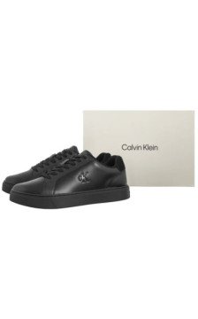 Calvin Klein Classic Cupsole Laceup Lth Triple Black/Black YM0YM01435 00T (CK721-a) sportiniai bateliai