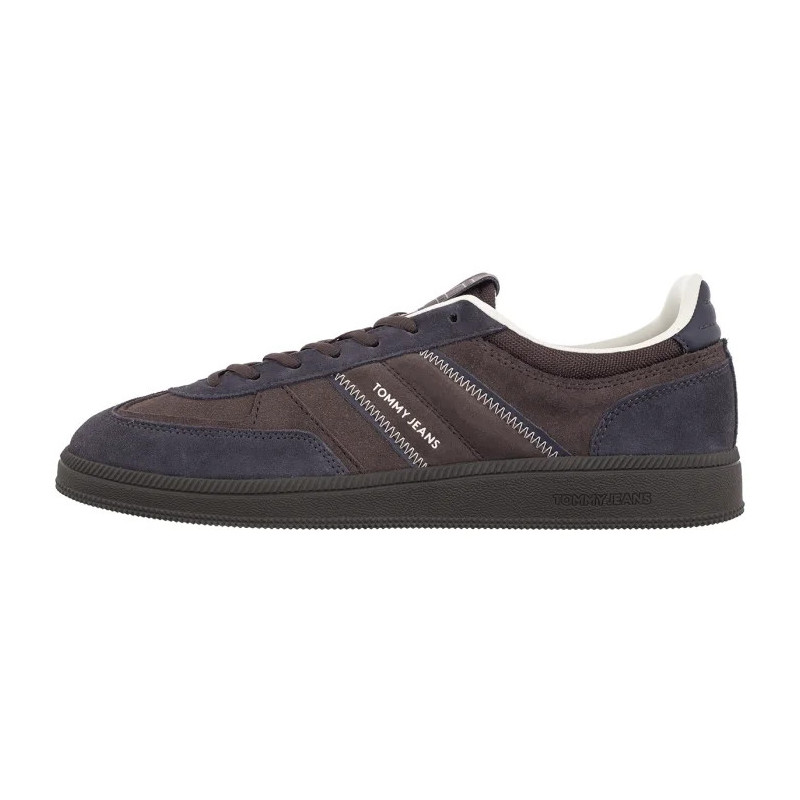 Tommy Hilfiger The Greenwich Edge Suede Washed Black EM0EM01662 PT2 (TH1427-a) sporta apavi