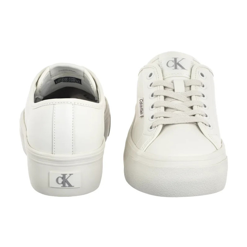 Calvin Klein Vulc Flatf Lace Up Lth Lily White YW0YW01932 YAJ (CK720-b) sportiniai bateliai