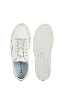 Calvin Klein Vulc Flatf Lace Up Lth Lily White YW0YW01932 YAJ (CK720-b) sportiniai bateliai