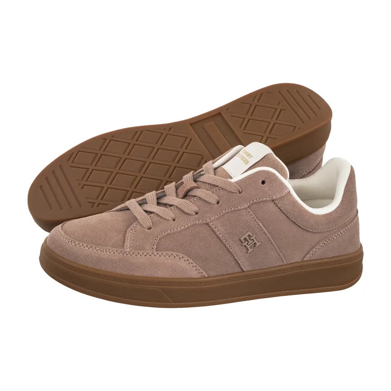Tommy Hilfiger TH Heritage Court Sneaker Suede Coastal Taupe FW0FW09266 AFE (TH1426-a) sportiniai bateliai