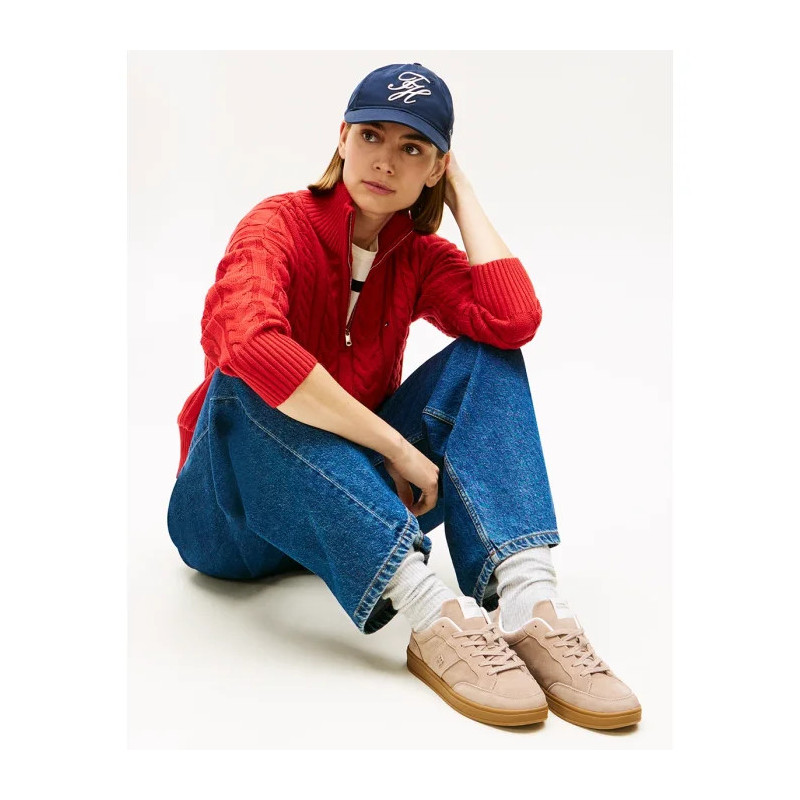 Tommy Hilfiger TH Heritage Court Sneaker Suede Coastal Taupe FW0FW09266 AFE (TH1426-a) sportiniai bateliai