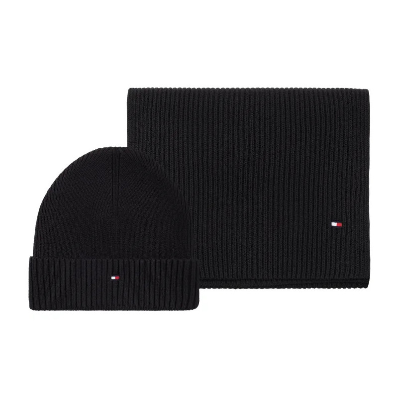 Tommy Hilfiger TH Flag Beanie & Scarf Gp AM0AM13807 BDS (TH1429-a) cap