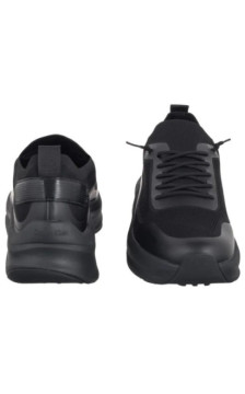 Calvin Klein Chunky Runner Lace Up Sock Knit Triple Black YM0YM01457 0GJ (CK726-a) sports shoes
