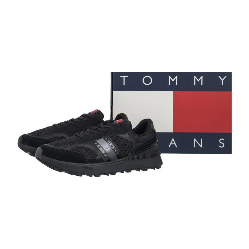 Tommy Hilfiger Tjm Technical Runner Ess Black EM0EM01537 BDS (TH1433-a) sporta apavi