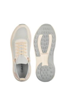 Calvin Klein Chunky Runner Lace Up Sock Knit Vaporous White/Light Cashew YW0YW02033 PF6 (CK725-a) kurpes