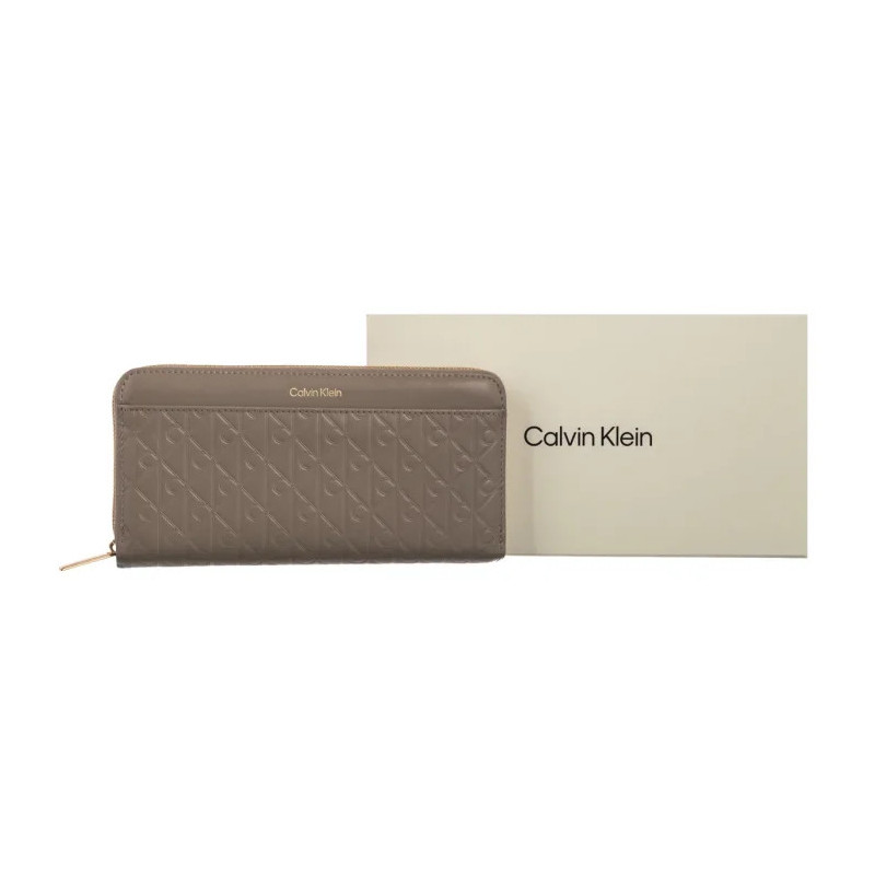 Calvin Klein Emblem Aop Embossed Long Wallet LV04F1097G VFU (CK722-a) rokassoma