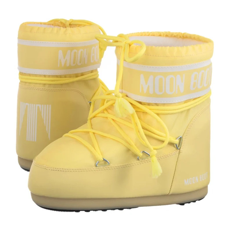 Moon Boot Icon Low Nylon Light Yellow 1409340 B021 (MB46-r) shoes