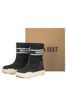 Moon Boot MB Jr Park Zip High Wp Black 3440080 N001 (MB76-a) saapad
