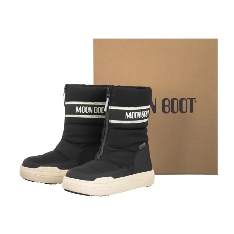 Moon Boot MB Jr Park Zip High Wp Black 3440080 N001 (MB76-a) zābaki