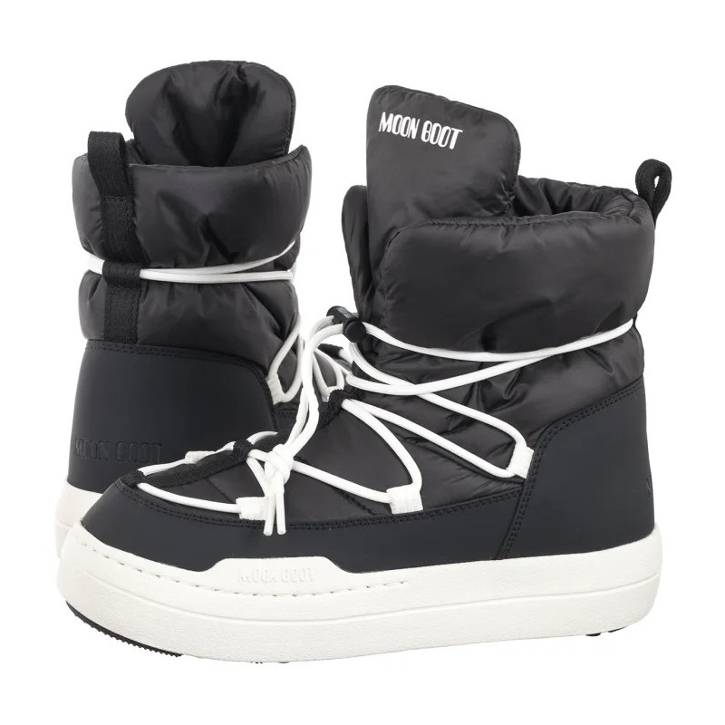 Moon Boot MB Jr Park Lace Mid Black 3440070 N001 (MB78-a) batai