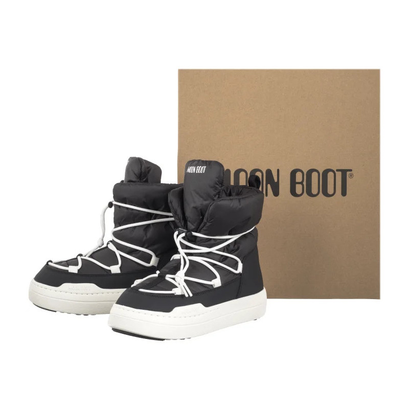 Moon Boot MB Jr Park Lace Mid Black 3440070 N001 (MB78-a) batai