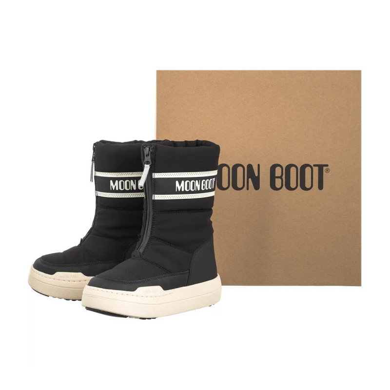 Moon Boot MB Jr K Park Zip High Wp Black 3440080 N001 (MB77-a) zābaki