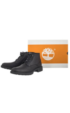 Timberland Elmhurst Mid Lace Chukka Boot Black 0A2976 001 (TI156-a) pārgājienu zābaki
