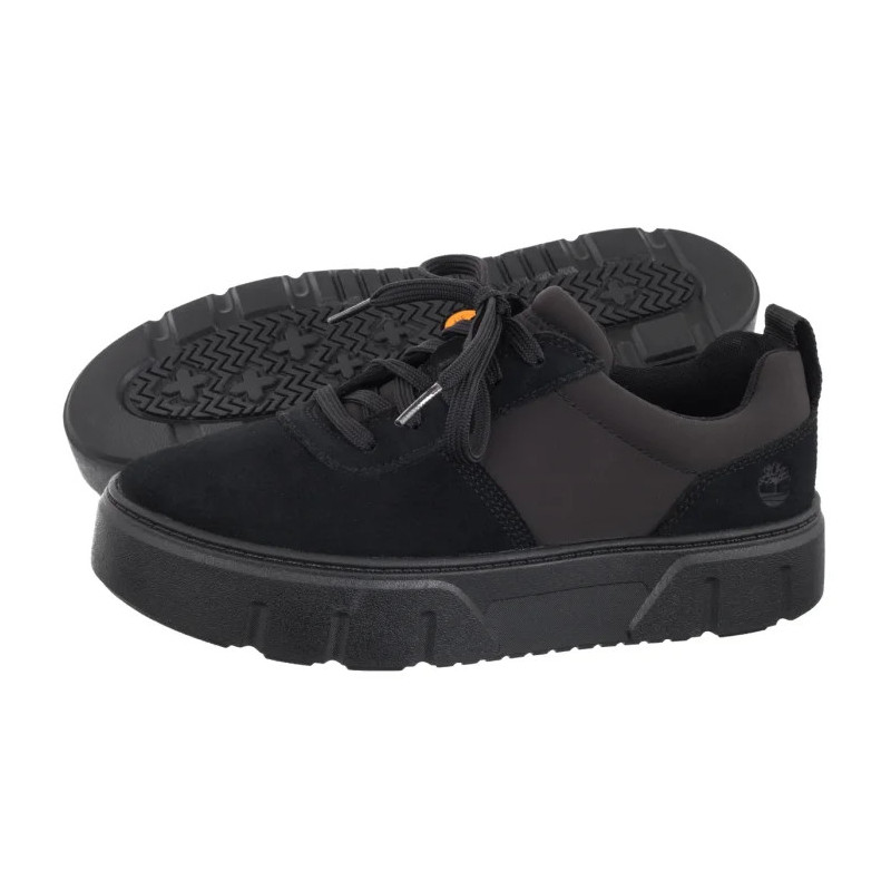 Timberland Laurel Court Low Lace Sneaker Black Suede 0A2PPH EK4 (TI158-a) shoes