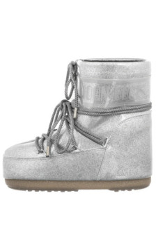 Moon Boot Icon Low Glitter Silver 1409440 H001 (MB66-b) shoes