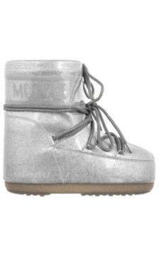 Moon Boot Icon Low Glitter Silver 1409440 H001 (MB66-b) kingad