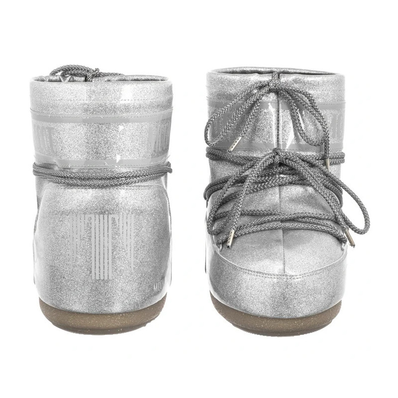 Moon Boot Icon Low Glitter Silver 1409440 H001 (MB66-b) shoes