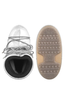 Moon Boot Icon Low Glitter Silver 1409440 H001 (MB66-b) kurpes
