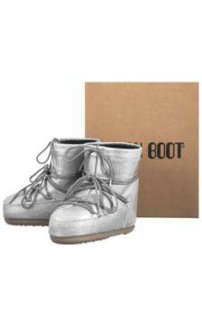 Moon Boot Icon Low Glitter Silver 1409440 H001 (MB66-b) kurpes