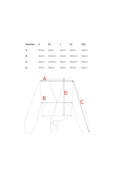 M861 Krótka bluzka - jeansowa