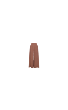 M862 Długie spodnie letnie - czekoladowe