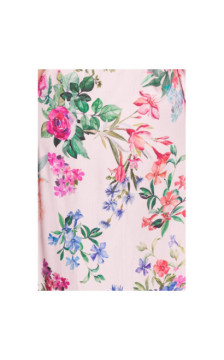 S405 Sukienka kopertowa maksi we wzór - model 1