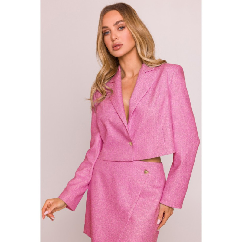 M853 Krótka marynarka - fuksja