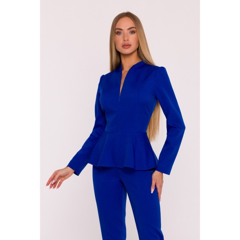 M878 Kombinezon z baskinką - chabrowy