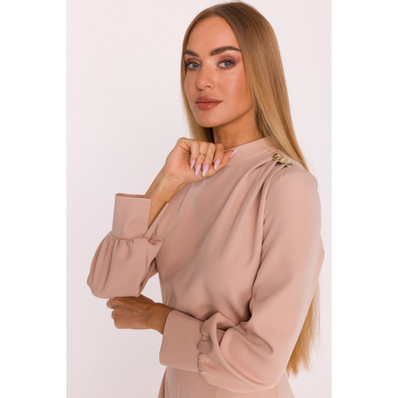 M879 Kombinezon ze stójką - beżowy