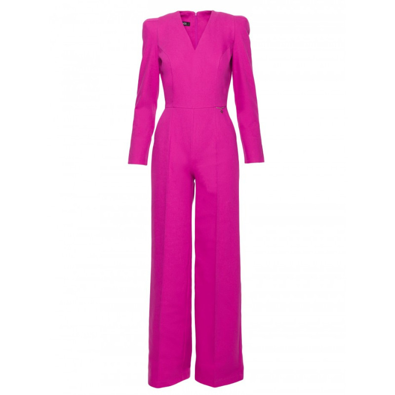 M883 Kombinezon denim - różowy