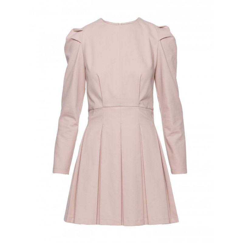 M884 Sukienka denim - beżowa