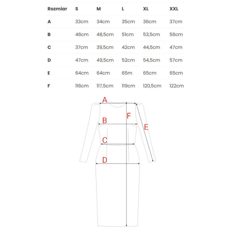 S412 Sukienka ołówkowa z ozdobnymi ramionami - niebieska