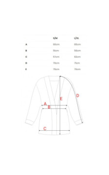 B297 Blezer narzutka z paskiem - gorzka czekolada