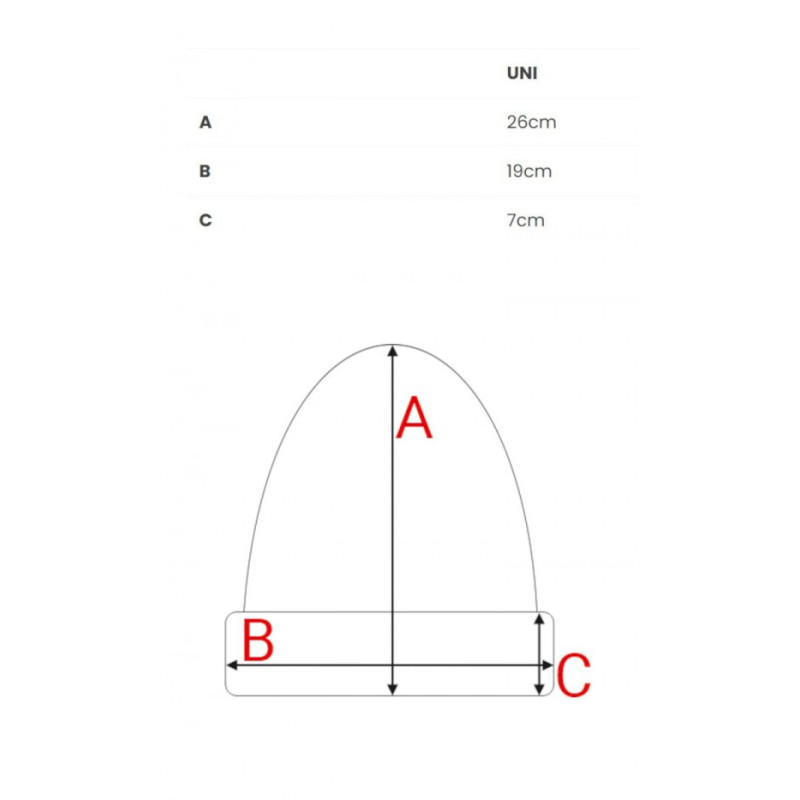 M897 Czapka splot warkocz - beżowa