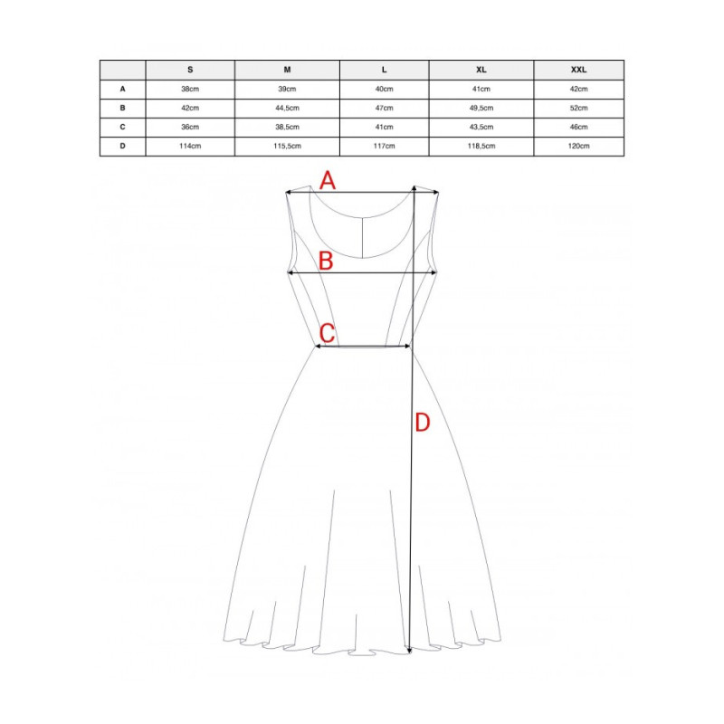 S424 Sukienka rozkloszowana - bordowa